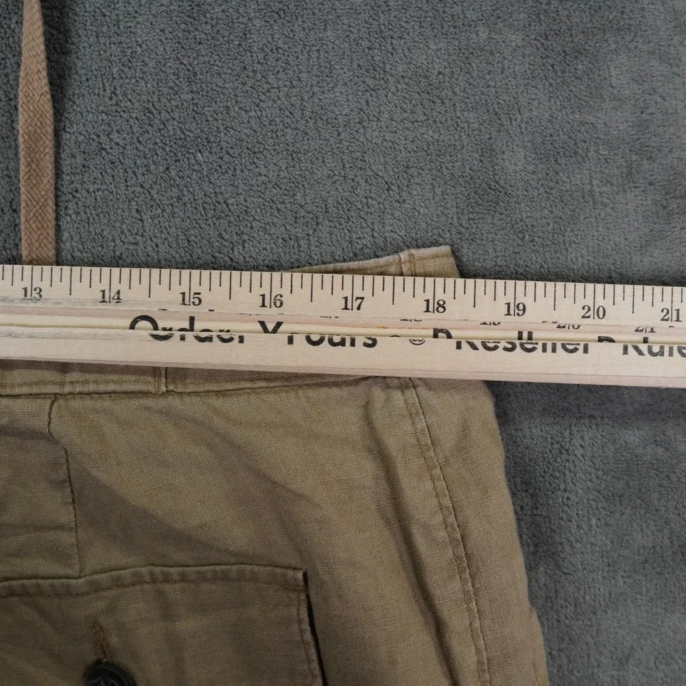 Tasso Elba Island Linen Pants Mens 36x31‎ Brown Relaxed Beach Summer Outdoor